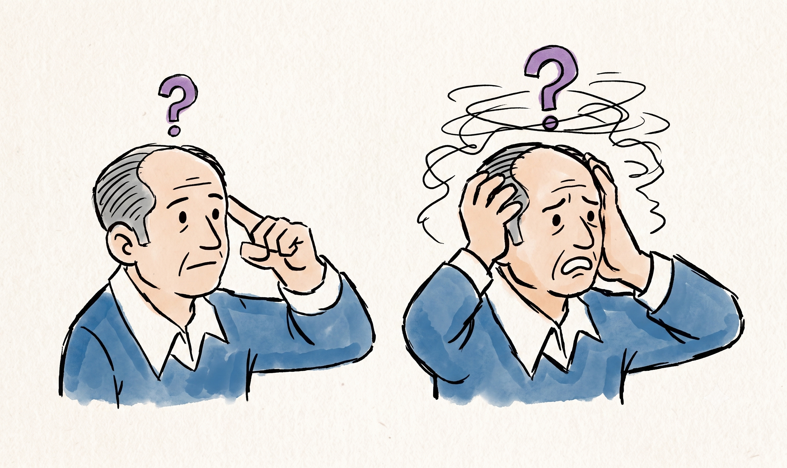 "돌아서면 잊어버립니다" — 건망증일까, 치매의 시작일까